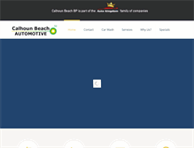 Tablet Screenshot of calhounbeachbp.com
